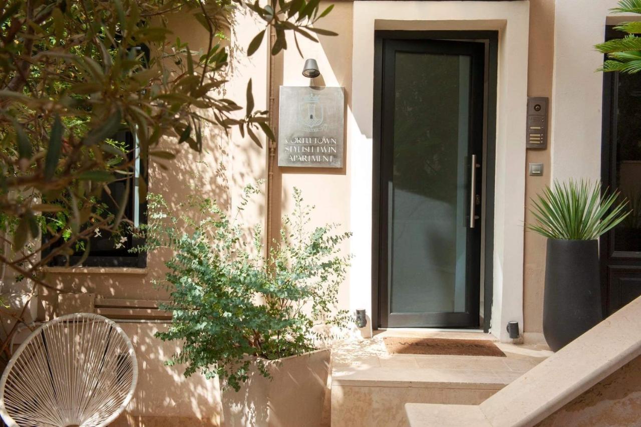 Corfu Town Stylish Twin Apartment Экстерьер фото